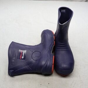 Tingley Flite Unisex M9 W11 Rain Boots Blue Slip Safety Toe Waterproof Pull On